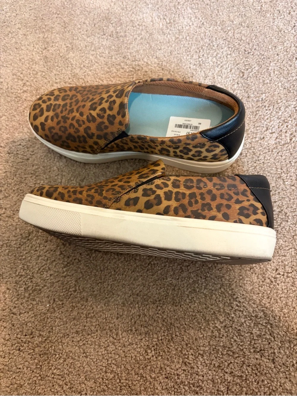 Nordstrom Dr. Scholls Madison Leopard-Print Slip-On Espadrilles - Brown & Black